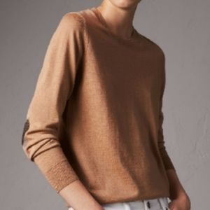 Burberry Merino Wool Sweater - Camel